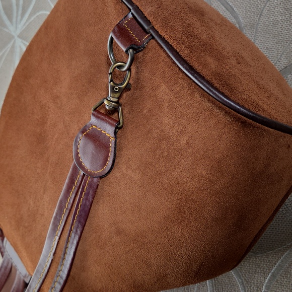 MC Buenos Aires Suede Sling Backpack! main image 4